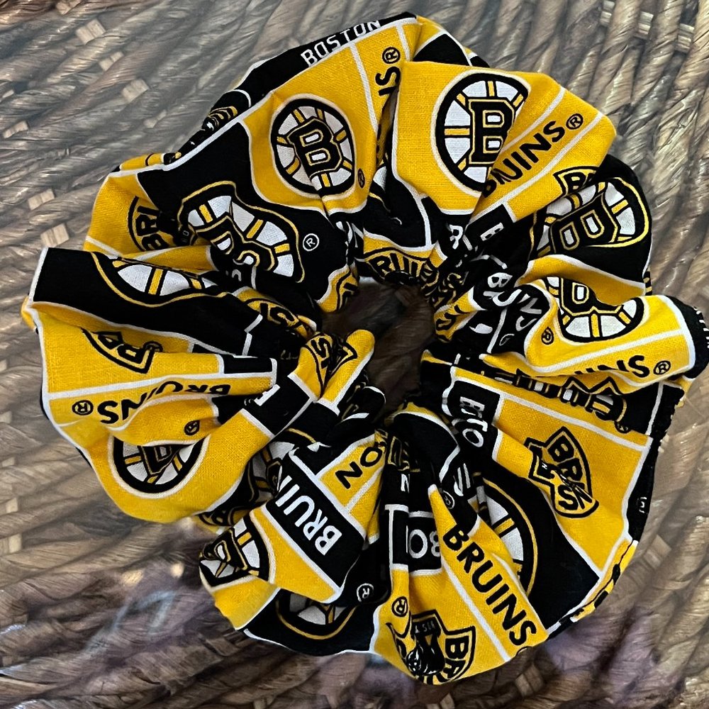 Boston Bruins Handmade Scrunchie-New!